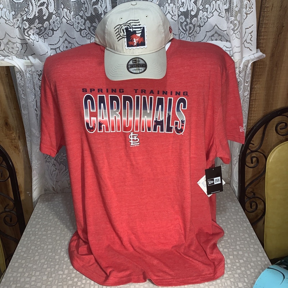 New Era St. Louis Cardinals Spring‎ Training T-Shirt Size XXXL Hat 9twenty